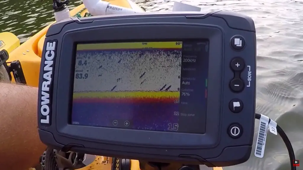 Lowrance Elite 5 Ti scan