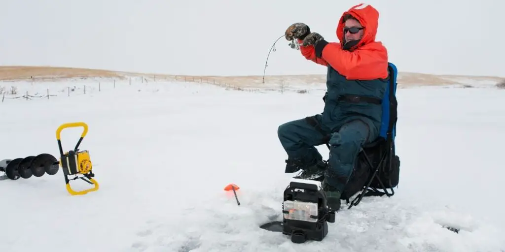 ice fishing