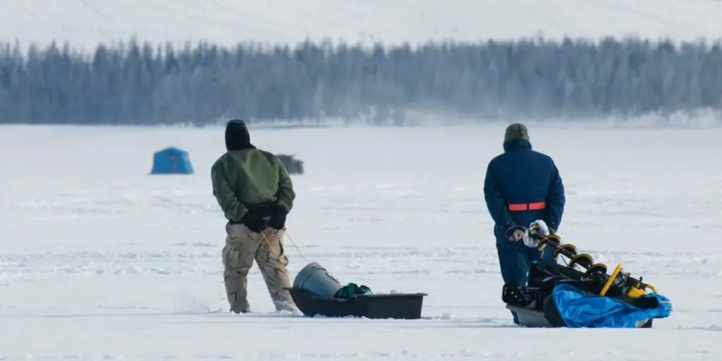 going ice fishing