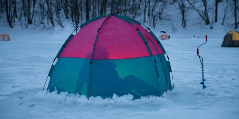 10 person ice fishing tent