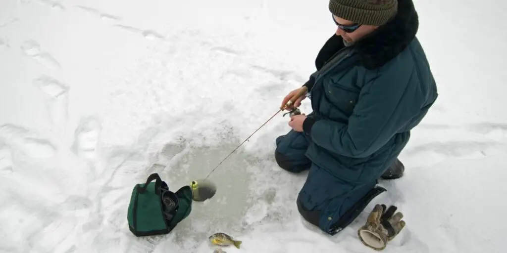 ice fishing