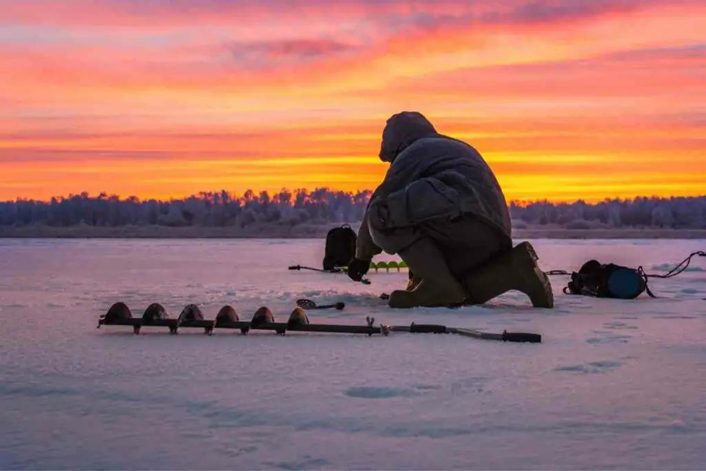 How to Prevent ice hole from freezing up